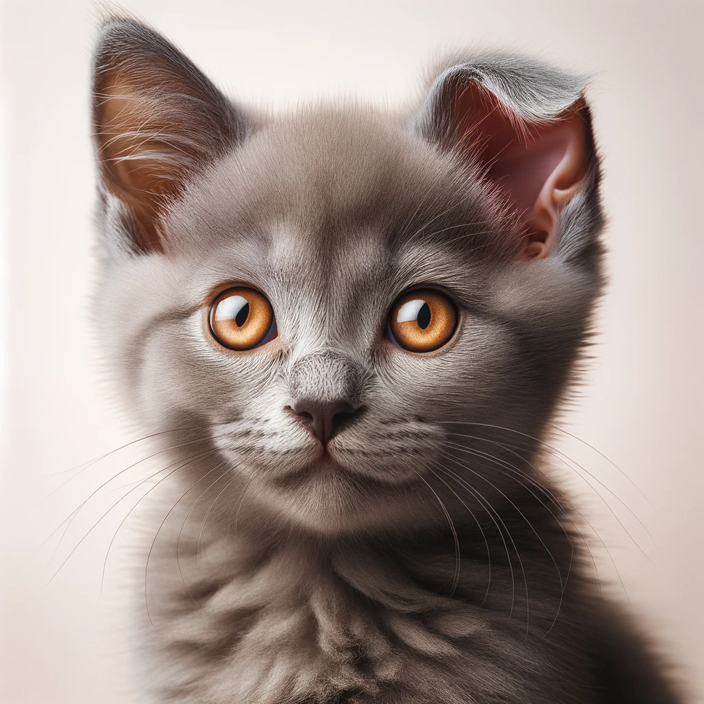 grey kitten picture